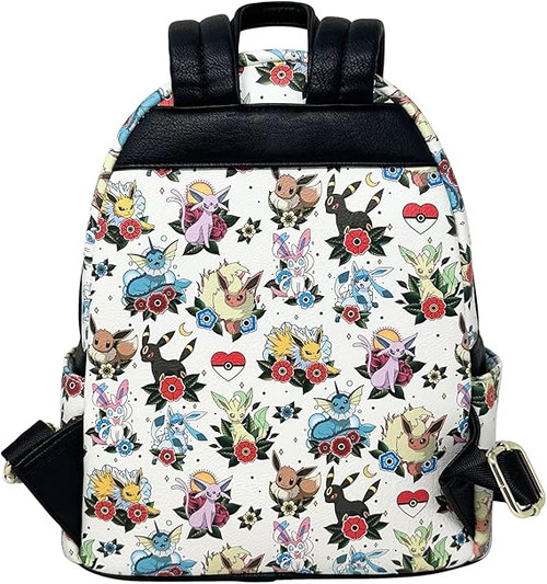 Pokemon: Eevee Evolution Tattoo Flash All Over Print Mini Backpack