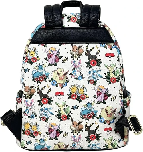 Pokemon: Eevee Evolution Tattoo Flash All Over Print Mini Backpack