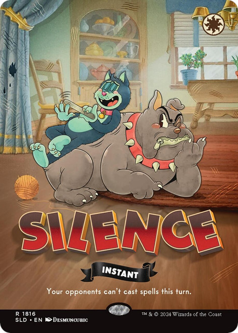 Silence (#1816) (Foil) (Secret Lair - Twisted Toons)