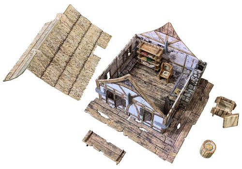 Modular Terrain: Fantasy Wargames - Thatched Cottage