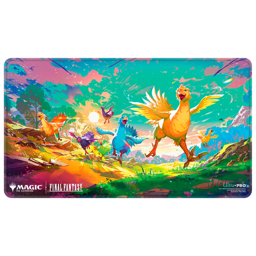MTG FINAL FANTASY Q4 Holofoil® Playmat featuring Traveling Chocobo