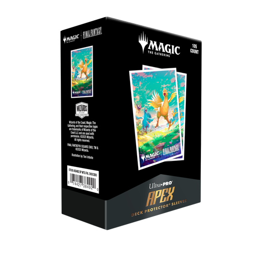 MTG FINAL FANTASY Q4 105ct APEX Deck Protector sleeves featuring Traveling Chocobo