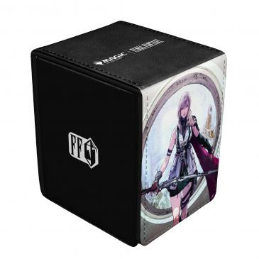 MTG FINAL FANTASY Q4 Alcove Flip Deck Box Premium featuring Lightning, Army of One