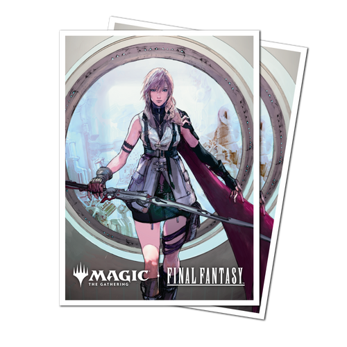 MTG FINAL FANTASY Q4 105ct APEX Deck Protector sleeves Premium featuring Lightning, Army of One