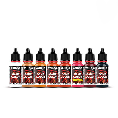 Game Color Set - Fire Dragons (x8)