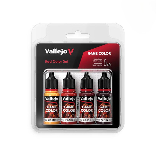 Red Color Set (x4)