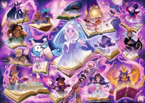 Disney Lorcana: Glimmers of the Realm – Amethyst Puzzle (1000 piece)