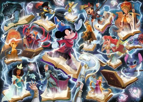 Disney Lorcana: Glimmers of the Realm – Steel Puzzle (1000 piece)