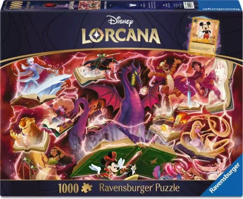 Disney Lorcana: Glimmers of the Realm – Ruby Puzzle (1000 piece)