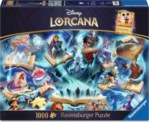 Disney Lorcana: Glimmers of the Realm – Sapphire Puzzle (1000 piece)