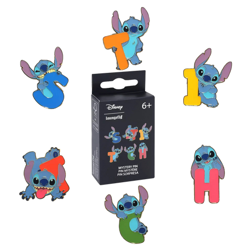 Disney: Stitch Letters and Poses Mystery Box Pin