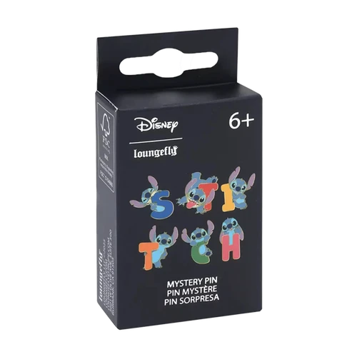 Disney: Stitch Letters and Poses Mystery Box Pin