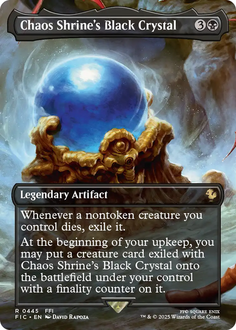 Chaos Shrine's Black Crystal (Borderless Scene)