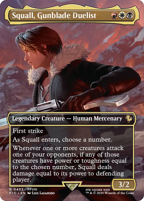 Squall, Gunblade Duelist (Borderless Scene)