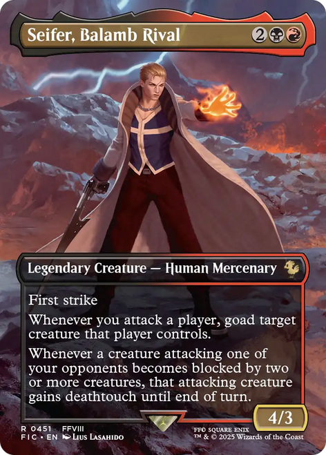 Seifer, Balamb Rival (Borderless Scene Foil)