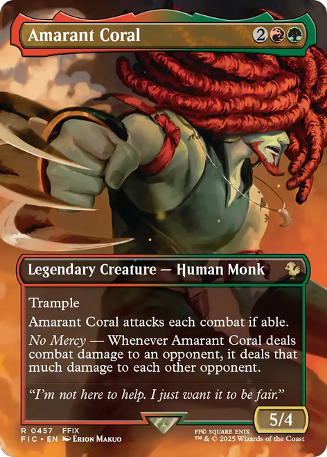 Amarant Coral (Borderless Scene Foil)