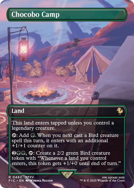 Chocobo Camp (Borderless Scene Foil)