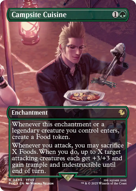 Campsite Cuisine (Borderless Scene Foil)