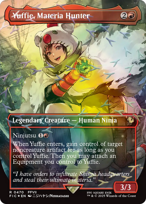 Yuffie, Materia Hunter (Borderless Chocobo Track Foil)