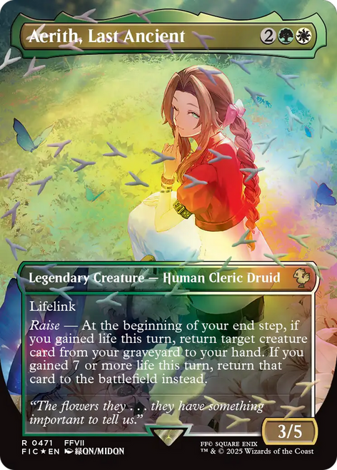 Aerith, Last Ancient (Borderless Chocobo Track Foil)