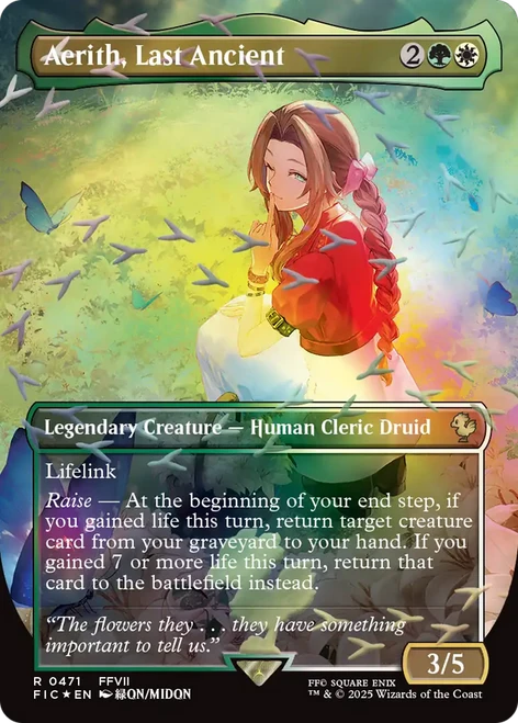 Aerith, Last Ancient (Borderless Chocobo Track Foil)