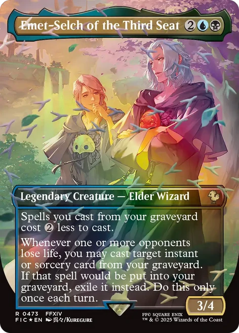 Emet-Selch of the Third Seat (Borderless Chocobo Track Foil)