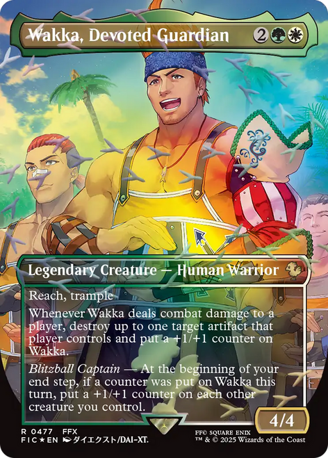 Wakka, Devoted Guardian (Borderless Chocobo Track Foil)