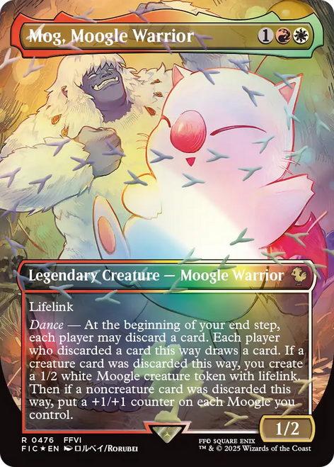 Mog, Moogle Warrior (Borderless Chocobo Track Foil)