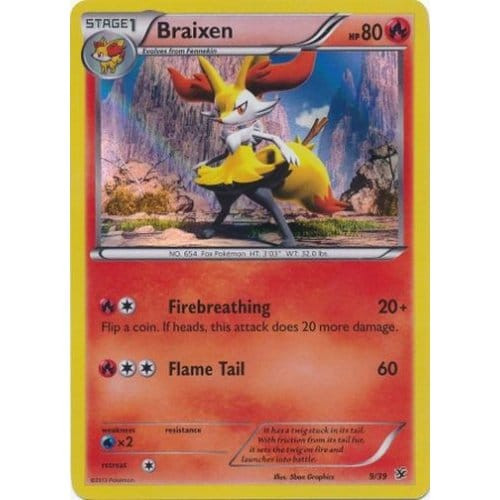 Kalos Starter Kit 9/39 Braixen (Holo)
