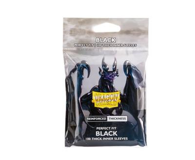 Dragon Shield Perfect Fit - Thick Inner Sleeves - Black