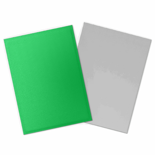 Dragon Shield Dual Matte Sleeves - Apple Green & Silver (100)