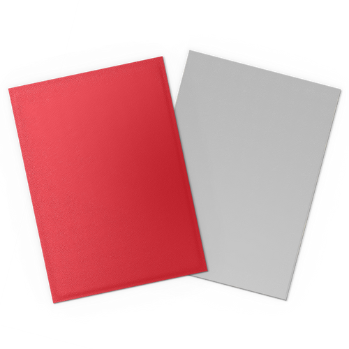 Dragon Shield Dual Matte Sleeves - Crimson & Silver (100)
