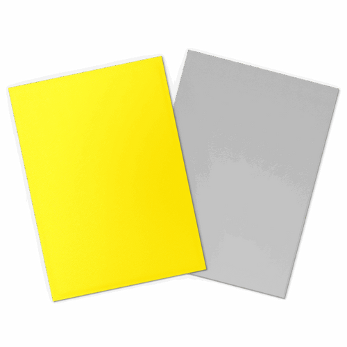 Dragon Shield Dual Matte Sleeves - Yellow & Silver (100)