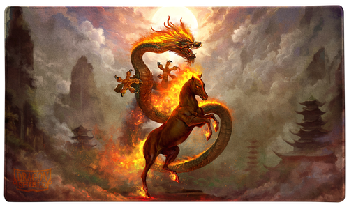 Dragon Shield Fire Horse 2026 Playmat & Tube