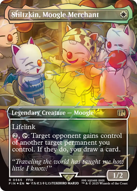 Stiltzkin, Moogle Merchant (Borderless Chocobo Track Foil)