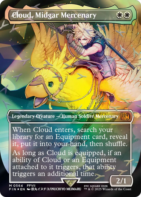 Cloud, Midgar Mercenary (Borderless Chocobo Track Foil)