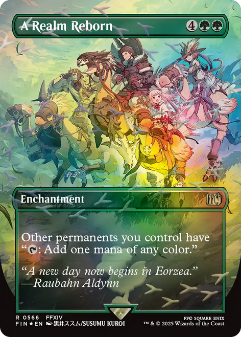 A Realm Reborn (Borderless Chocobo Track Foil)