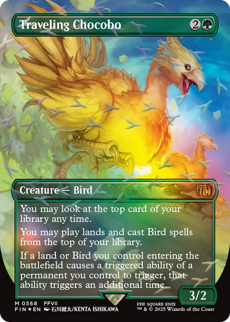 Traveling Chocobo (Borderless Chocobo Track Foil)