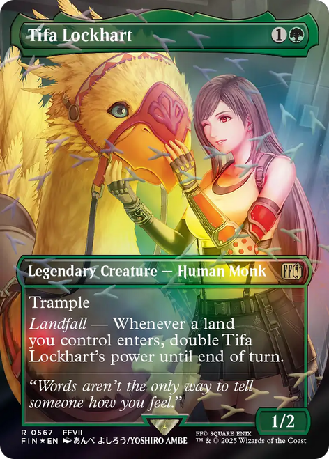 Tifa Lockhart (Borderless Chocobo Track Foil)