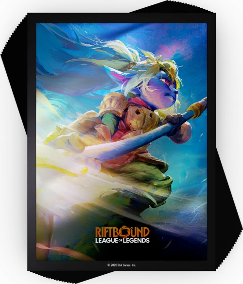 Riftbound: League of Legends TCG - Unleashed Poppy, Keeper of the Hammer Art Sleeves
