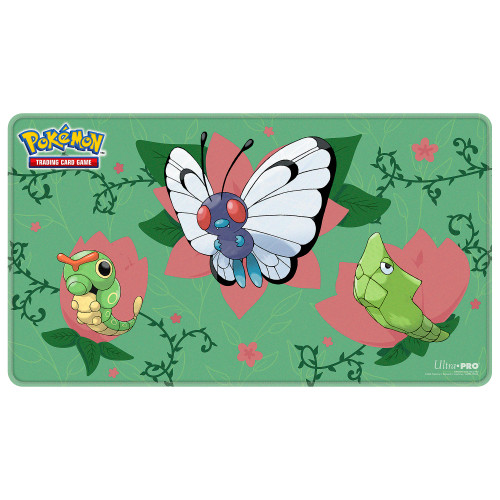 Pokemon Caterpie Evolutions Stitched Playmat