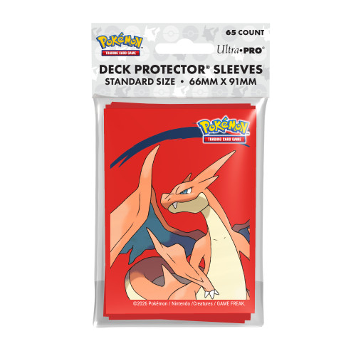 Pokemon Mega Charizard Y Deck Protector Sleeves (65)