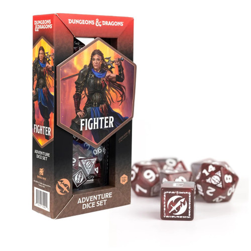 Dungeons & Dragons: Adventure Dice Set - Red: Fighter
