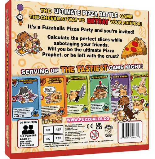 Fuzzballs Pizza Thief Card Game