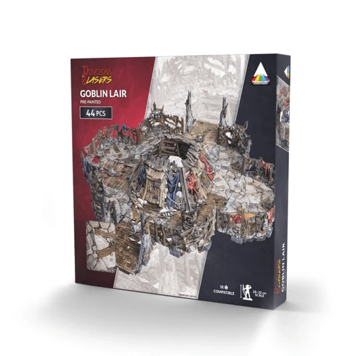 Dungeons & Lasers: PrismaCast Pre-Painted Goblin Lair