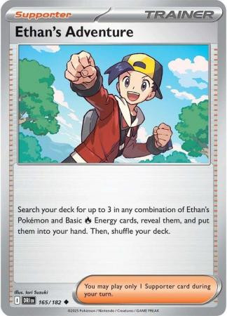 SV Destined Rivals 165/182 Ethan's Adventure (Prize Pack League Promo Non-Holo)