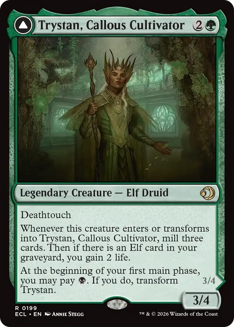 Trystan, Callous Cultivator // Trystan, Penitent Culler