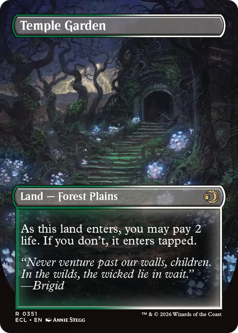 Temple Garden // Temple Garden (Borderless Art)