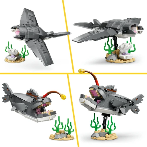 Creator 3in1 Fierce Shark with a Treasure Chest 31381