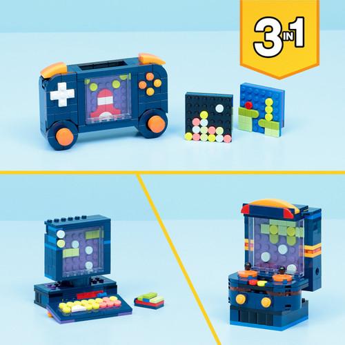 Creator 3in1 Retro Gaming Console Building 31380
